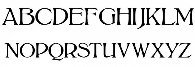 BoltonLight フォント 大文字