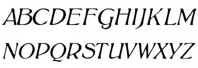 BoltonLightItalic Шрифта ВЕРХНИЙ