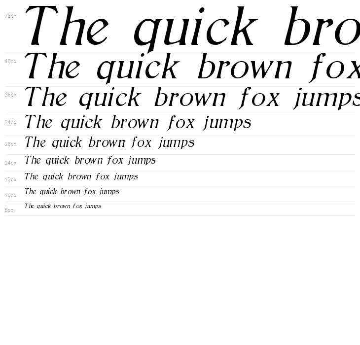 BoltonLightItalic Waterfall