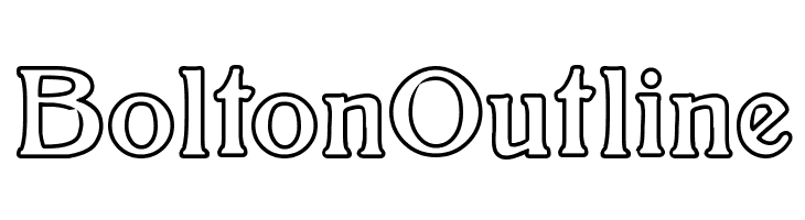 BoltonOutline  font caratteri gratis