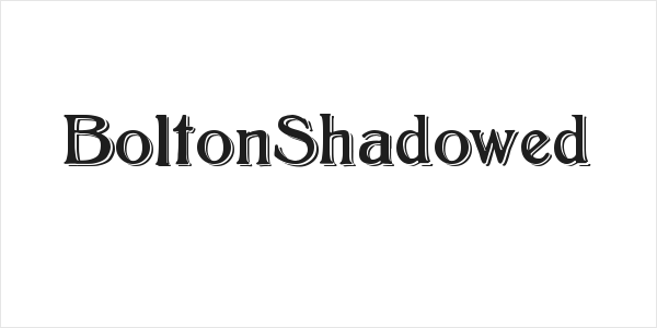 BoltonShadowed Logo