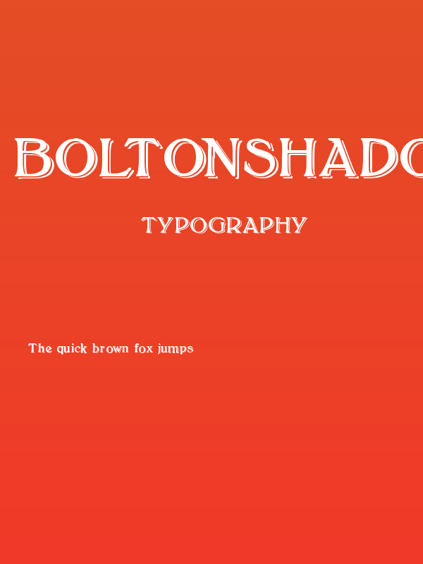 BoltonShadowed Poster