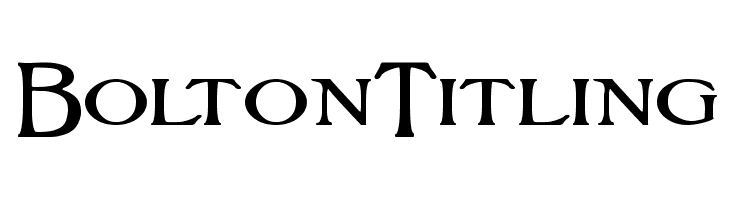 BoltonTitling フォント