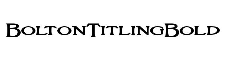 BoltonTitlingBold  font caratteri gratis