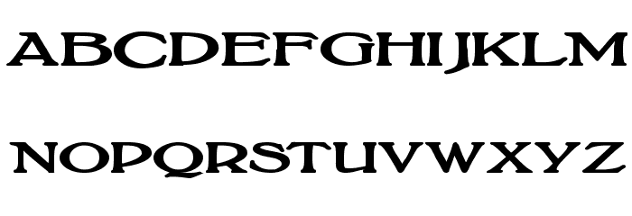 BoltonTitlingBold Font LOWERCASE