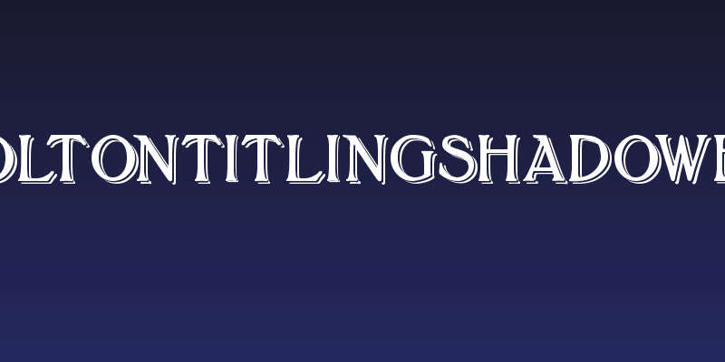 BoltonTitlingShadowed Social Header
