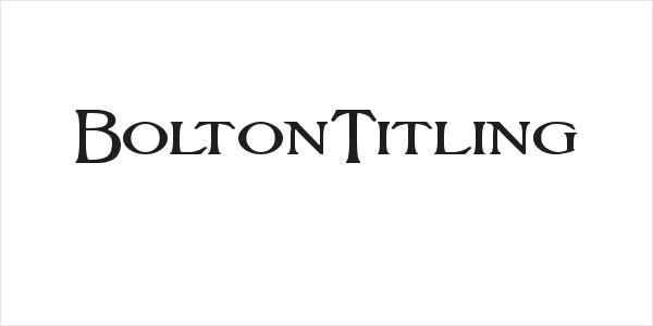 BoltonTitling Logo