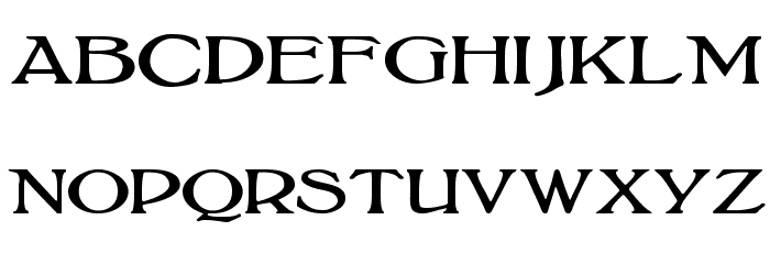 BoltonTitling Font LOWERCASE