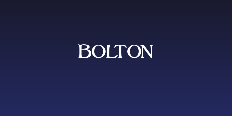 Bolton Social Header