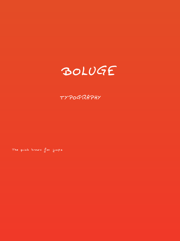 Boluge Poster