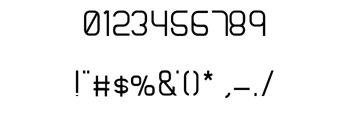 Bolularegular Font OTHER CHARS