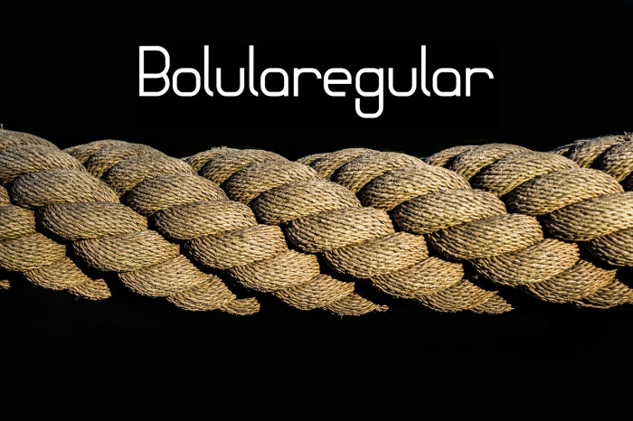 Bolularegular Example 1