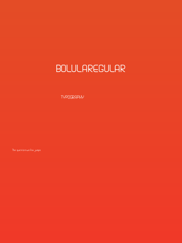 Bolularegular Poster