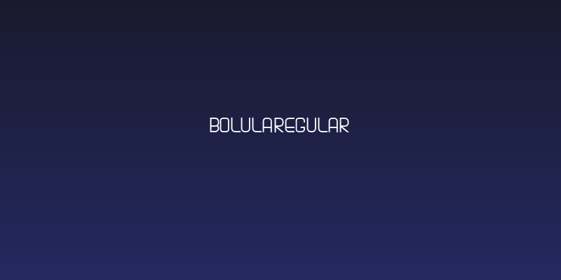 Bolularegular Social Header