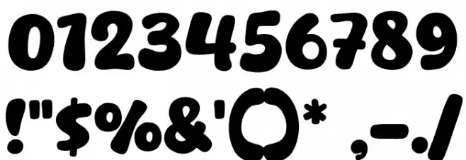 Bolyfat Font OTHER CHARS