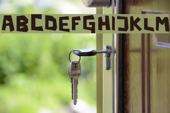 Boma Normal Font examples