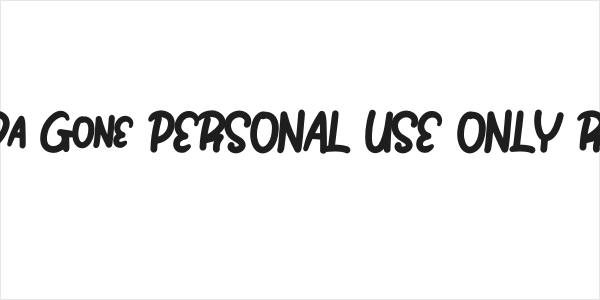 Bomb Da Gone PERSONAL USE ONLY Regular Logo