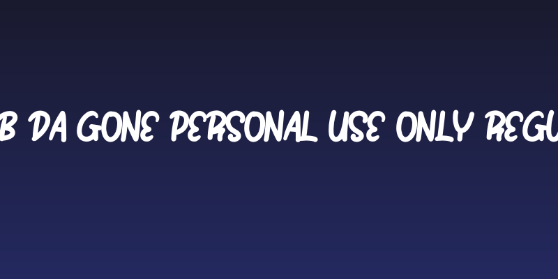Bomb Da Gone PERSONAL USE ONLY Regular Social Header