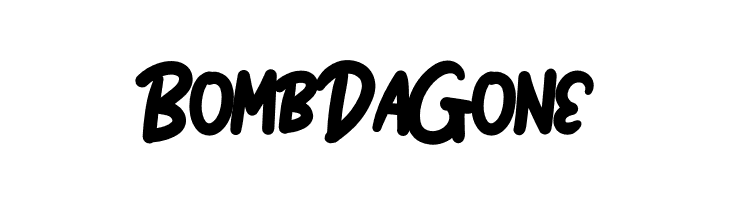 Bomb Da Gone  les polices de caractères gratuit tlcharger