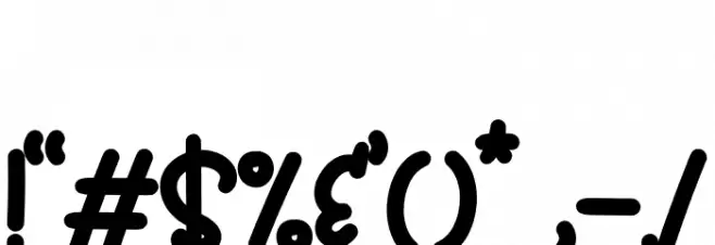 Bomb Da Gone Font OTHER CHARS