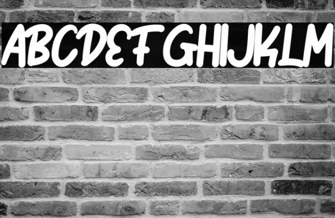 Bomb Da Gone Font examples