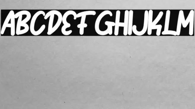 Bomb Da Gone Font examples