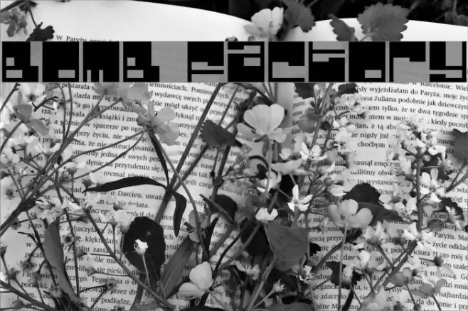 Bomb Factory Font examples