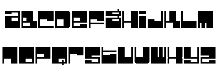 Bomb Factory Font LOWERCASE