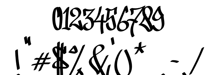 BombardiesDemo Font OTHER CHARS