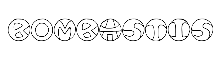 Bombastis  フリーフォントのダウンロード