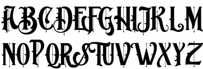 Bombaya Regular Font UPPERCASE
