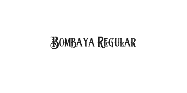 Bombaya Regular Logo