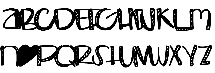Bombay Font LOWERCASE
