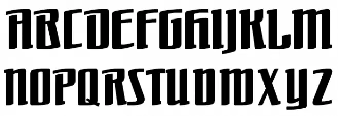 BombeCAT フォント 大文字