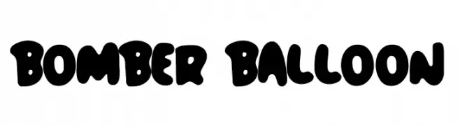 Bomber Balloon  Fuentes Gratis Descargar