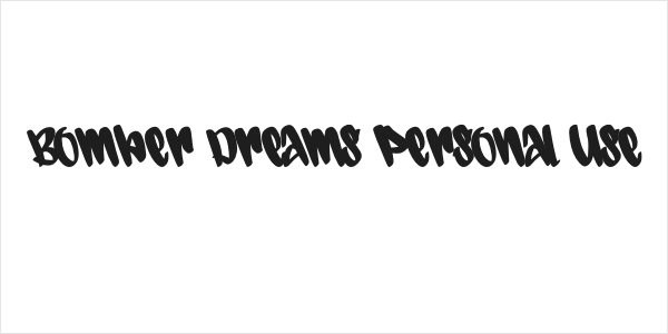 Bomber Dreams Personal Use Logo