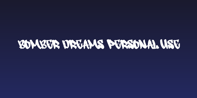 Bomber Dreams Personal Use Social Header