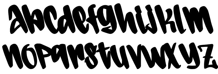 Bomber Dreams Personal Use Font LOWERCASE