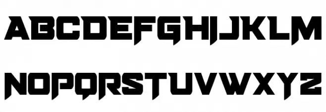 Bomber Escort Condensed Schriftart Groß