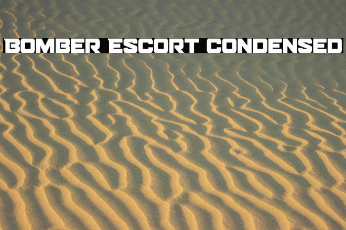 Bomber Escort Condensed Example 2