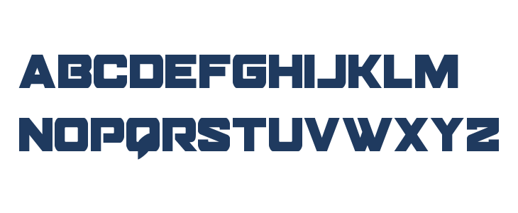 Bomber Escort Condensed Lowercase