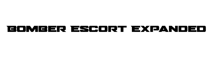 Bomber Escort Expanded  免费字体下载