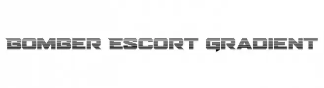 Bomber Escort Gradient  baixar fontes gratis