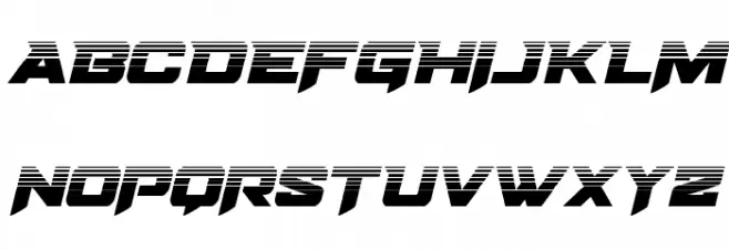 Bomber Escort Halftone Italic Fuentes MAYÚSCULAS