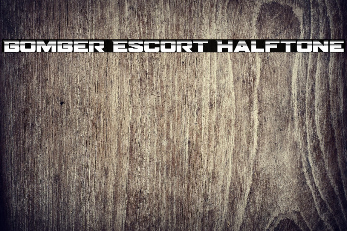 Bomber Escort Halftone Example 3