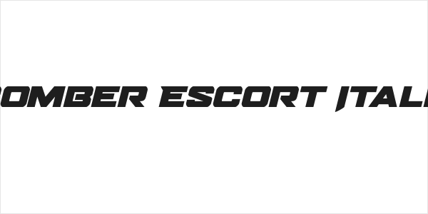 Bomber Escort Italic Logo