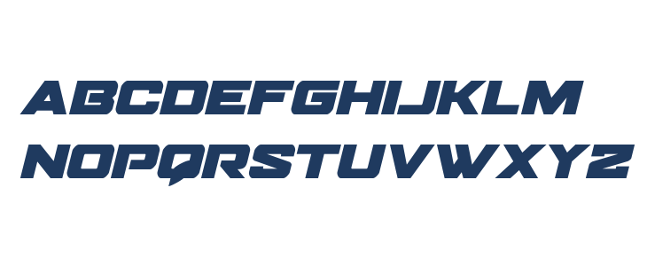 Bomber Escort Italic Lowercase