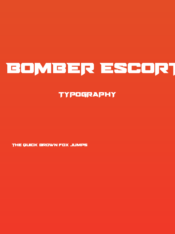 Bomber Escort Poster