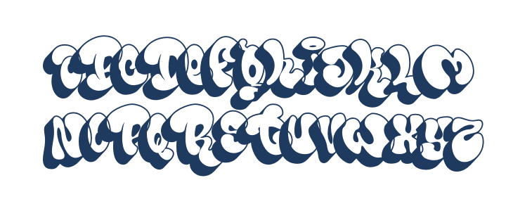 Bomber Marker- Shadow Uppercase