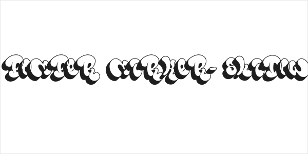 Bomber Marker- Shadow Logo